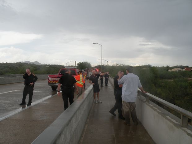 Oro Valley teen fished out of flooded wash